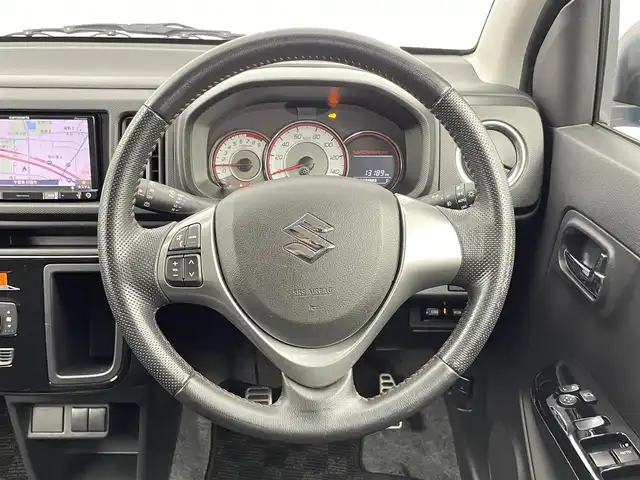 スズキ アルト ワークス 千葉県 2019(令1)年 1.4万km ブリスクブルーM 禁煙車/5MT/社外7インチナビ/・AVIC-RZ99/・フルセグTV/BT/CD/DVD/MSV/バックカメラ/HIDヘッドライト/オートライト/柿本マフラー/純正15インチアルミホイール/スマートキー/スペアキー