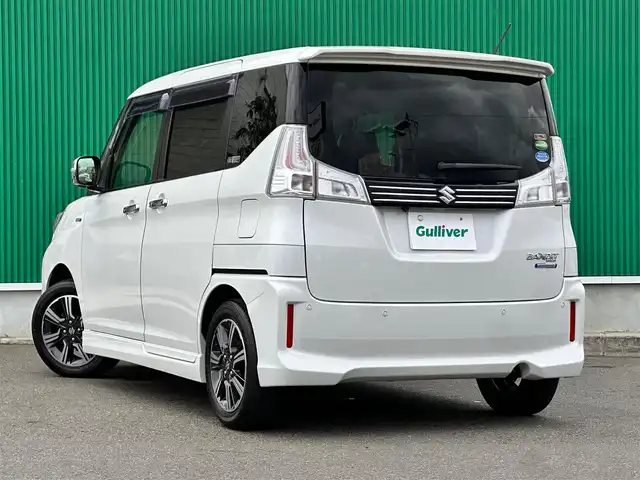 スズキ ソリオ バンディット HV MV 宮城県 2019(令1)年 7.8万km ピュアホワイトP 全方位モニター用カメラパッケージ装着車/後席右側ワンアクションパワースライドドア/＝＝＝/スズキセーフティサポート/衝突被害軽減ブレーキ/車線逸脱警報/誤発進抑制機能/アダプティブクルーズコントロール/全方位カメラ/社外8インチナビ/Bluetooth/フルセグ/CD/DVD/MSV/AM/FM/TVキャンセラー/社外リモコンエンジンスターター/ビルトインETC/革調シートカバー/本革巻きステアリング/ステアリングスイッチ/フロアマット/サイドバイザー/スマートキー/スペアキー/プッシュエンジンスタート/LEDヘッドランプ/フォグランプ/電動格納ドアミラー/ドアミラーウインカー