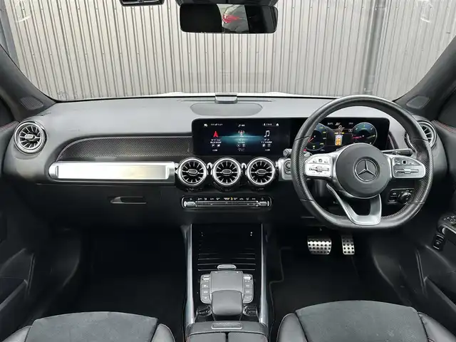 メルセデス・ベンツ Ｍ・ベンツ ＧＬＢ２００ｄ 4マチック AMGライン 福島県 2022(令4)年 4.4万km デジタルホワイト ACC/レーンキープ/ブラインドスポット/黒ハーフレザーシート/パワーシート/シートヒーター/純正ナビ/フルセグTV/AppleCarPlay/360°カメラ/ETC/マルチビームLED/前後ドライブレコーダー/電動リアゲート/アンビエントライト/パドルシフト/コーナーセンサー /ドアバイザー/純正19インチAW/スペアキー