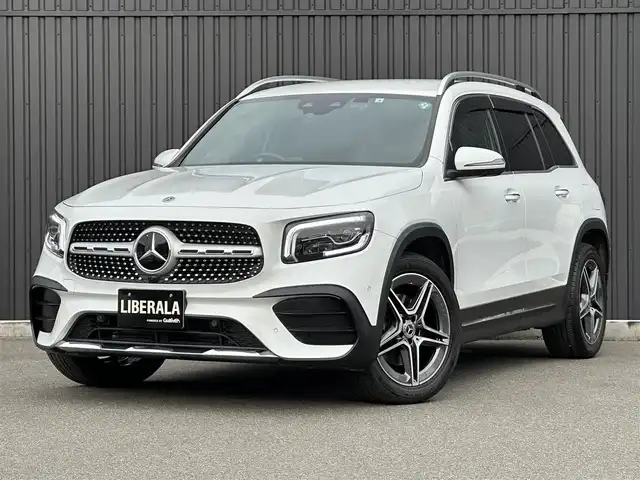 メルセデス・ベンツ Ｍ・ベンツ ＧＬＢ２００ｄ 4マチック AMGライン 福島県 2022(令4)年 4.4万km デジタルホワイト ACC/レーンキープ/ブラインドスポット/黒ハーフレザーシート/パワーシート/シートヒーター/純正ナビ/フルセグTV/AppleCarPlay/360°カメラ/ETC/マルチビームLED/前後ドライブレコーダー/電動リアゲート/アンビエントライト/パドルシフト/コーナーセンサー /ドアバイザー/純正19インチAW/スペアキー