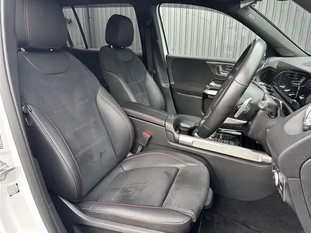 メルセデス・ベンツ Ｍ・ベンツ ＧＬＢ２００ｄ 4マチック AMGライン 福島県 2022(令4)年 4.4万km デジタルホワイト ACC/レーンキープ/ブラインドスポット/黒ハーフレザーシート/パワーシート/シートヒーター/純正ナビ/フルセグTV/AppleCarPlay/360°カメラ/ETC/マルチビームLED/前後ドライブレコーダー/電動リアゲート/アンビエントライト/パドルシフト/コーナーセンサー /ドアバイザー/純正19インチAW/スペアキー