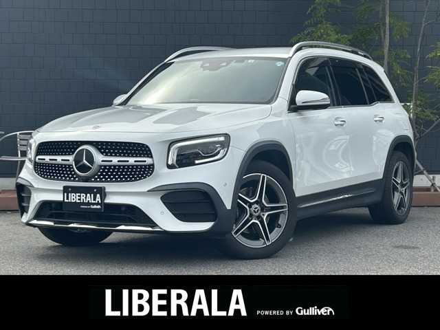 メルセデス・ベンツ Ｍ・ベンツ ＧＬＢ２００ｄ 4マチック AMGライン 滋賀県 2022(令4)年 4.4万km デジタルホワイト ACC/レーンキープ/ブラインドスポット/黒ハーフレザーシート/パワーシート/シートヒーター/純正ナビ/フルセグTV/AppleCarPlay/360°カメラ/ETC/マルチビームLED/前後ドライブレコーダー/電動リアゲート/アンビエントライト/パドルシフト/コーナーセンサー /ドアバイザー/純正19インチAW/スペアキー