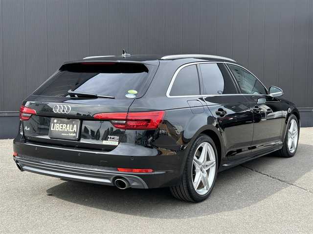 アウディ Ａ４ 2.0TFSI クワトロスポーツ SラインPKG 道東・釧路十勝 2017(平29)年 3.7万km ミトスブラックメタリック アシスタンスパッケージ/　・パークアシスト/　・サラウンドビューカメラ/アダプティブクルーズコントロール/黒ハーフレザー/シートヒーター/パワーシート/パワーバックドア/純正メモリナビ/TV/CD/DVD/SD/BT/USB/マトリクスLEDヘッドライト/オートライト/バーチャルコックピット/パドルシフト/純正18インチAW/純正フロアマット/リアフォグライト/ETC