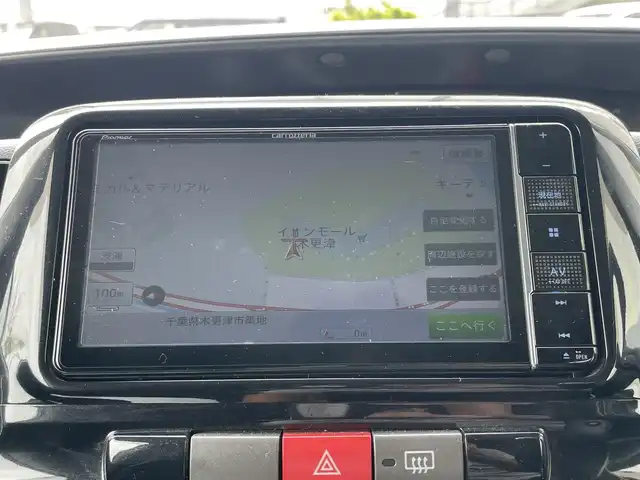 ダイハツ タント カスタム RS 千葉県 2011(平23)年 12.8万km ミスティックレッドクリスタルメタリック 社外７インチメモリナビ/フルセグＴＶ/バックカメラ/ＥＴＣ/ターボ/片側パワースライドドア/純正１５インチアルミホイール/純正フロアマット/ＨＩＤヘッドライト
