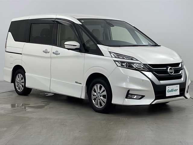 日産 セレナ ハイウェイスター プロパイロットED 道央・札幌 2016(平28)年 9.5万km ブリリアントホワイトパール ・４ＷＤ/・純正ナビ＆ＴＶ＆ＢＴ＆ＤＶＤ＆ＣＤ＆ＢＴ＆ＵＳＢ/・全方位カメラ/・エマージェンシーブレーキ/・プロパイロット/・ＬＤＷ/・ＬＤＰ/・標識検知/・ふらつき警報/・横滑り防止/・アイドリングストップ/・パーキングアシスト/・両側電動スライドドア/・ハンズフリーオートスライドドア/・電動パーキングブレーキ/・ブレーキホールド/・インテリジェントルームミラー/・社外前方ドライブレコーダー/・ドアミラーウィンカー＆ヒーター/・純正ＥＴＣ/・オートライト/・ＬＥＤヘッドライト/・フォグランプ/・クリアランスソナー