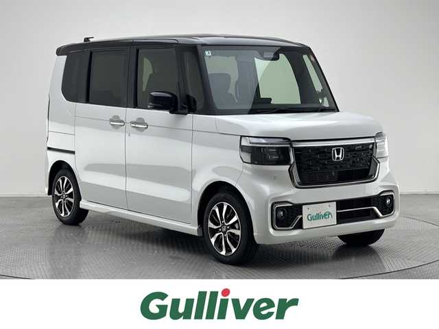 ホンダ Ｎ ＢＯＸ カスタム コーディネートスタイル 兵庫県 2025(令7)年 0.1千km プラチナホワイトパール カスタムコーディネートスタイル3164UG8　/マルチビューカメラ/9インチナビLXU-242NBi(248600円)/純正メモリナビ(CD/DVD/SD/Bluetooth/フルセグ)/全方位カメラ/前後コーナーセンサー/ハーフレザーシート/シートヒーター/両側パワースライドドア/追従型クルーズコントロール/オートライト/オートマチックハイビーム/LEDヘッドライト/LEDフォグライト/レーンキープアシスト/純正14インチアルミホイール