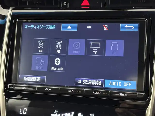 トヨタ ハリアー プレミアム 福岡県 2017(平29)年 6.6万km ブラック モデリスタエアロ　/純正ナビ／フルセグＴＶ　/バックカメラ　/ＥＴＣ　/レーダークルコン　/コーナーセンサー　/衝突軽減ブレーキ　/レーンキープ　/アクセル踏み間違い防止　/アイドリングストップ　/オートマチックハイビーム　/ハーフレザーシート　/パワーバックドア　/純正１８インチＡＷ　/ＬＥＤ
