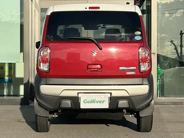 スズキ ハスラー G 愛媛県 2019(令1)年 4.4万km フェニックスレッドパール/ホワイト2トーンルーフ 社外ナビ(TV/DVD/Bluetooth)/ETC/前席シートヒーター/ドライブレコーダー/横滑り防止装置/レーンキープアシスト/ハロゲンヘッドライト/衝突軽減システム