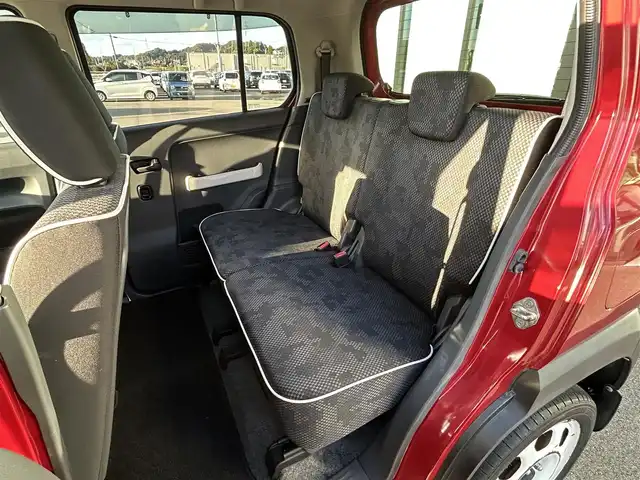 スズキ ハスラー G 愛媛県 2019(令1)年 4.4万km フェニックスレッドパール/ホワイト2トーンルーフ 社外ナビ(TV/DVD/Bluetooth)/ETC/前席シートヒーター/ドライブレコーダー/横滑り防止装置/レーンキープアシスト/ハロゲンヘッドライト/衝突軽減システム