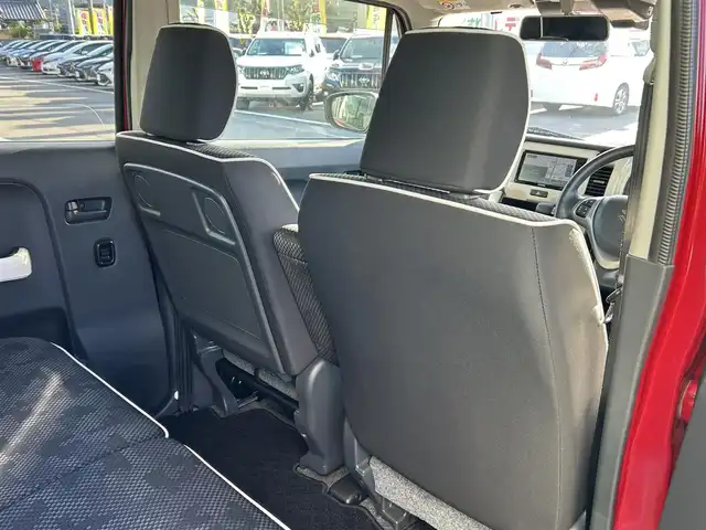 スズキ ハスラー G 愛媛県 2019(令1)年 4.4万km フェニックスレッドパール/ホワイト2トーンルーフ 社外ナビ(TV/DVD/Bluetooth)/ETC/前席シートヒーター/ドライブレコーダー/横滑り防止装置/レーンキープアシスト/ハロゲンヘッドライト/衝突軽減システム