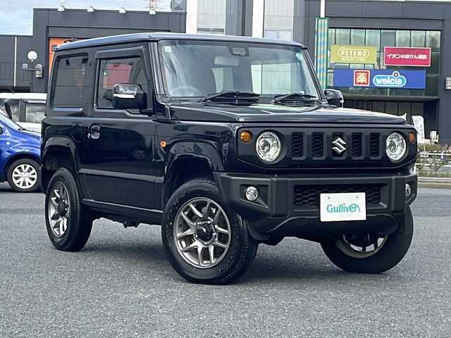 スズキ ジムニー XC 千葉県 2024(令6)年 1.1万km ブルーイッシュブラックパール3 ワンオーナー/4WD/5MT/社外オーディオ/CD/クルーズコントロール/レーンキープアシスト/ダウンヒルアシストコントロール/衝突被害軽減システム/クリアランスソナー/前席シートヒーター/プッシュスタート/スマートキー/スペアキー/背面タイヤ/純正アルミホイール/純正フロアマット/純正LEDヘッドライト/オートライト/ドアバイザー/保証書/取扱説明書