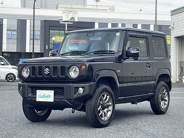 スズキ ジムニー XC 千葉県 2024(令6)年 1.1万km ブルーイッシュブラックパール3 ワンオーナー/4WD/5MT/社外オーディオ/CD/クルーズコントロール/レーンキープアシスト/ダウンヒルアシストコントロール/衝突被害軽減システム/クリアランスソナー/前席シートヒーター/プッシュスタート/スマートキー/スペアキー/背面タイヤ/純正アルミホイール/純正フロアマット/純正LEDヘッドライト/オートライト/ドアバイザー/保証書/取扱説明書