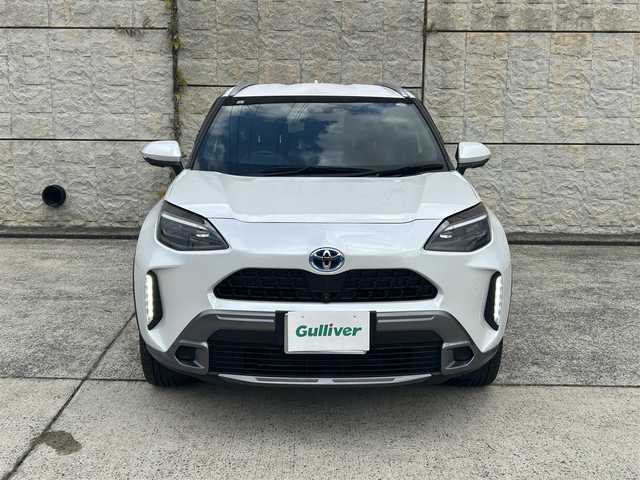 トヨタ ヤリスクロス ハイブリッド Z アドベンチャー 長崎県 2023(令5)年 1.2万km プラチナホワイトパールマイカ ワンオーナー/純正ディスプレイオーディオ/（Bluetooth/フルセグ）/バックカメラ/衝突軽減システム/レーンアシスト/ブラインドスポットモニター/レーダークルーズ/ETC/ハーフレザーシート/パワーシート/シートヒーター/ヘッドアップディスプレイ/ステアリングスイッチ/ルーフレール/純正18インチAW