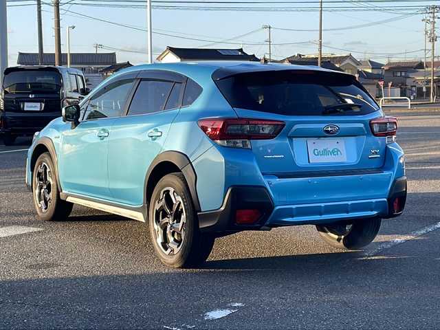 スバル ＸＶ ハイブリッド アドバンス 新潟県 2020(令2)年 4万km ラグーンブルーP 純正DIATONEナビ/(AM/FM/CD/DVD/Bluetooth/AppleCarPlay)/アイサイト/衝突被害軽減ブレーキ/レーダークルーズコントロール/レーンキープアシスト/リアパーキングセンサー/ブラインドスポットモニター/ステアリング連動ヘッドライト/レザーシート/D/N席パワーシート/D/N席シートヒーター/ETC/プッシュスタート/スマートキー/保証書