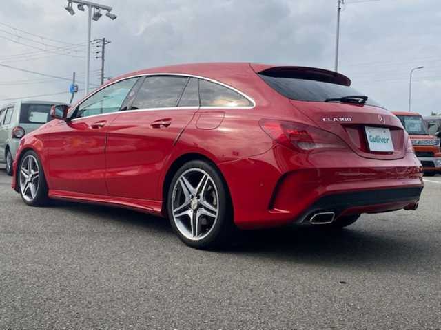 メルセデス・ベンツ ＣＬＡ１８０ Sブレイク　スポーツ 兵庫県 2016(平28)年 9.3万km ジュピターレッド 純正ナビ（FM/BT/CD)/・フルセグTV/バックモニター/クルーズコントロール/ブラインドスポットモニター/ステアリングスイッチ/パドルシフト/運転席パワーシート/電動リアゲート/シートヒーター/アイドリングストップ/パーキングアシスト/ドライブレコーダー/純正マット/ETC