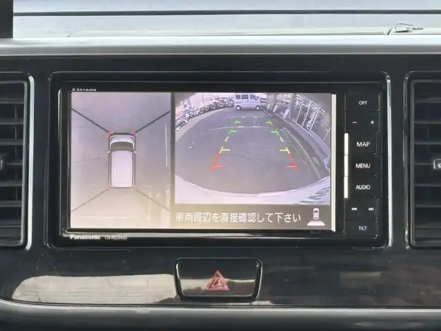 三菱 ｅＫスペース カスタムT セーフティパッケージ 愛知県 2017(平29)年 8.9万km シルキーホワイト /禁煙//純正15AW//純正ナビ//CD/DVD/BT/MSV/USB/フルセグ//バックカメラ//全方位モニター//前後ドライブレコーダー//ETC//両側パワースライドドア//リアサーキュレーター//衝突軽減ブレーキ//クルーズコントロール//アイドリングストップ//横滑り防止装置//盗難防止装置//LEDオートライト//オートハイビーム//フォグランプ//オートリトラウィンカーミラー//防眩ミラー//革巻きステアリング//ステアリングスイッチ//バニティミラー//純正フロアマット//純正ドアバイザー//スペアスマートキー//新車時保証書//取扱説明書//ディーラー記録簿/H29/H30/H31/R2/R3//スタッドレス付AW積込