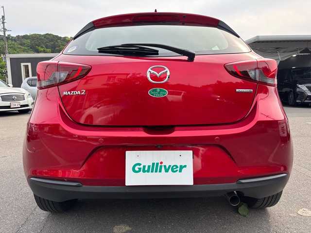マツダ マツダ２ 15S 福岡県 2020(令2)年 3.4万km ソウルレッドクリスタルM ワンオーナー/純正ナビ/（AM/FM/CD/DVD/SD/USB/AUX/Bluetooth/ワンセグTV）/レーンキープ/横滑り防止/パーキングアシスト/アイドリングストップ/ハンズフリー/ドライブレコーダー/純正フロアマット/プッシュスタート/オートライト/電格ミラー/保証書/取扱説明書