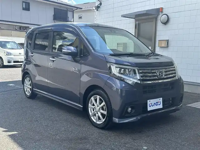 ダイハツ ムーヴ カスタム X SAⅡ 滋賀県 2015(平27)年 2.7万km メテオライトグレーイリュージョナルP (株)IDOMが運営する【じしゃロン草津店】の自社ローン専用車両になりますこちらは現金またはオートローンご利用時の価格です。自社ローンご希望の方は別途その旨お申付け下さい/社外SDナビ(AVIC-RZ06)/フルセグテレビ/バックカメラ/スマートアシスト/横滑り防止装置/コーナーセンサー/シートカバー/LEDヘッドライト/オートライト/ウィンカーミラー/ETC