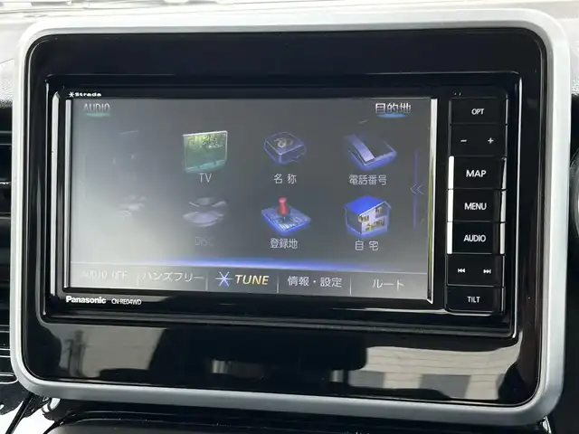 スズキ スペーシア カスタム HYBRID XS ターボ 愛媛県 2018(平30)年 7.3万km パール 全方位モニター/バックカメラ/社外ナビ/Bluetooth/フルセグTV/ヘッドアップディスプレイ/ドライブレコーダー/クルーズコントロール/コーナーセンサー/パーキングアシスト/アイドリングストップ/LEDオートライト/純正15AW/レーンキープアシスト/横滑り防止機能/衝突被害軽減システム/ハーフレザーシート/運転席シートヒーター/両側パワースライドドア/純正フロアマット/USB入力端子/ETC/ベンチシート/エンジンスタートボタン