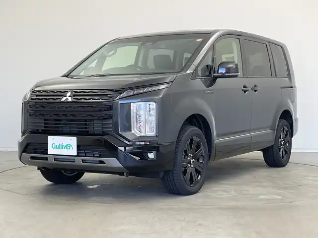 三菱 デリカＤ：５ シャモニー 新潟県 2025(令7)年 0.1千km グラファイトグレーメタリック/ブラックマイカ 4WD/オリジナルナビ取付パッケージ＋リアモニター取付パッケージ/アラウンドビューモニター　/両側パワースライドドア　/衝突被害軽減システム/追従クルーズコントロール　/レーンキープアシスト /センターデフロック/アイドリングストップ/LEDオートライト　/オートマチックハイビーム/ハーフレザーシート　/前席シートヒーター　/D席パワーシート　/電動リアゲート/BSM　/パドルシフト/ステアリングヒーター/レザーステアリングスイッチ/スマートキー/保証書/取扱説明書