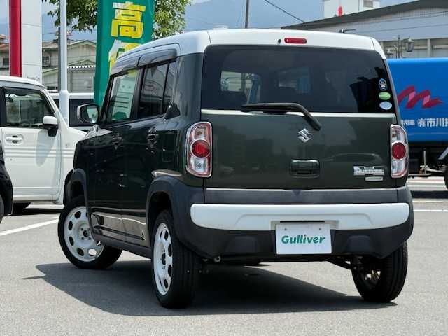 スズキ ハスラー Jスタイル 長野県 2015(平27)年 4.4万km クールカーキパールメタリック/ホワイト2トーンルーフ 社外ナビ【NX515】/（ＣＤ／ＤＶＤ／ＢＴ／ワンセグＴＶ）/バックカメラ/シートヒーター（Ｄ・Ｎ）/ドライブレコーダー（Ｆ・Ｒ）/衝突軽減ブレーキ/アイドリングストップ/オートライト/フォグランプ/スマートキー/Pスタート/Wエアバック/ABS