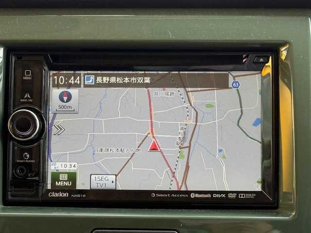 スズキ ハスラー Jスタイル 長野県 2015(平27)年 4.4万km クールカーキパールメタリック/ホワイト2トーンルーフ 社外ナビ【NX515】/（ＣＤ／ＤＶＤ／ＢＴ／ワンセグＴＶ）/バックカメラ/シートヒーター（Ｄ・Ｎ）/ドライブレコーダー（Ｆ・Ｒ）/衝突軽減ブレーキ/アイドリングストップ/オートライト/フォグランプ/スマートキー/Pスタート/Wエアバック/ABS