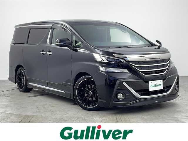 トヨタ ヴェルファイア Z Aエディション 大分県 2017(平29)年 6.9万km 黒 ・アルパイン製11型メモリナビ/・フルセグ/・バックカメラ/・フリップダウンモニター（アルパイン製12型）/・両側パワースライドドア/・AC100V/・電動パーキング/・オートホールド/・ビルトインETC/・純正フロアマット/・純正ドアバイザー