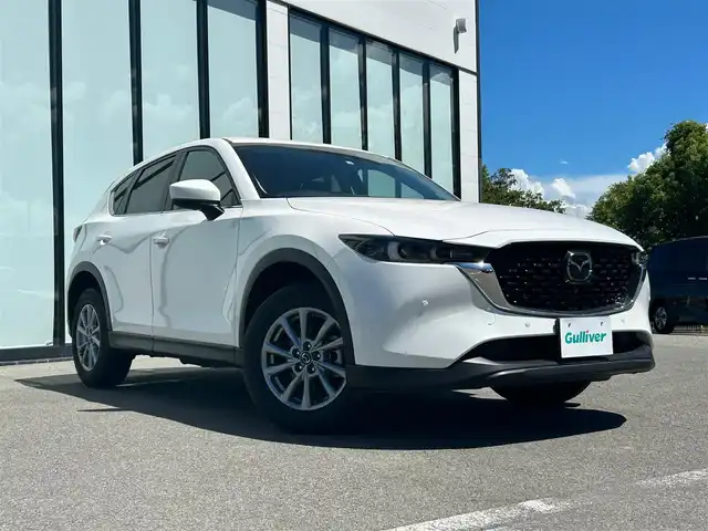 マツダ ＣＸ－５ XD プロアクティブ 大阪府 2022(令4)年 1.8万km スノーフレイクホワイトパールマイカ 純正10.25インチナビ　/ＥＴＣ　/全方位モニター　/ＬＥＤヘッドランプ　/シートヒーター　/パワーシート　/純正１７インチアルミホイール　/ステアリングヒーター　/クルーズコントロール　/パワーバックドア　/ヘッドアップディスプレイ/ブラインドスポットモニター