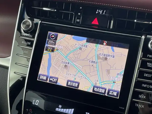 トヨタ ハリアー エレガンス 愛知県 2017(平29)年 6.8万km ホワイトパールクリスタルシャイン