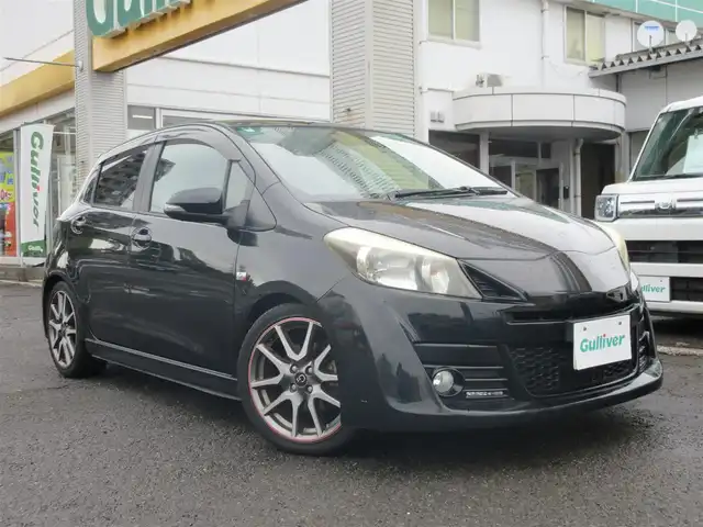 トヨタ ヴィッツ RS G’s 鹿児島県 2011(平23)年 6.9万km ブラックマイカ 純正OPナビ：NSZT-W61G/　フルセグTV・DVD・SD/バックカメラ/ETC/キーレス/パドルシフト/新車保証書/取扱説明書/ナビ取扱説明書