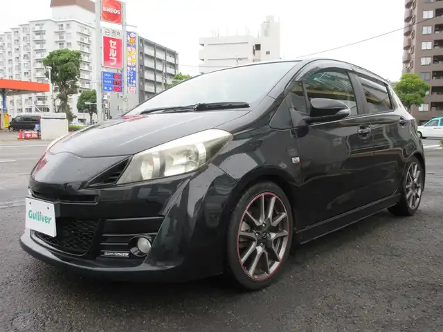 トヨタ ヴィッツ RS G’s 鹿児島県 2011(平23)年 6.9万km ブラックマイカ 純正OPナビ：NSZT-W61G/　フルセグTV・DVD・SD/バックカメラ/ETC/キーレス/パドルシフト/新車保証書/取扱説明書/ナビ取扱説明書