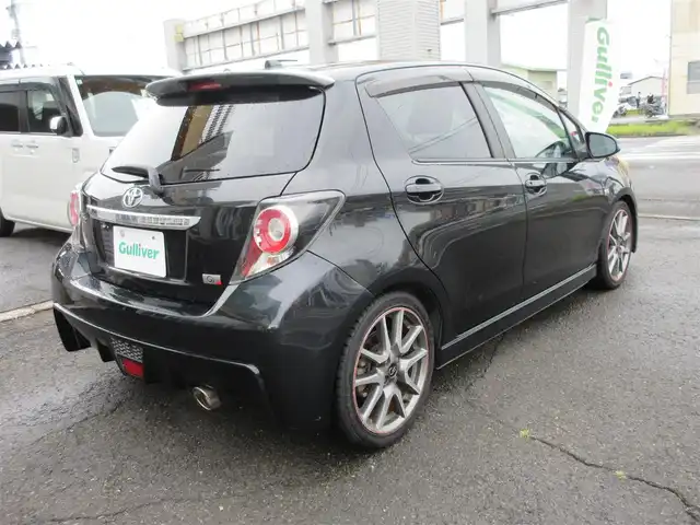トヨタ ヴィッツ RS G’s 鹿児島県 2011(平23)年 6.9万km ブラックマイカ 純正OPナビ：NSZT-W61G/　フルセグTV・DVD・SD/バックカメラ/ETC/キーレス/パドルシフト/新車保証書/取扱説明書/ナビ取扱説明書