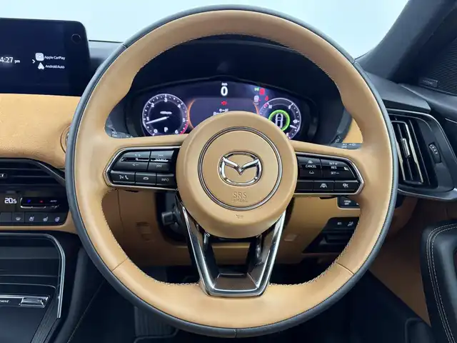 マツダ ＣＸ－６０ XD HV プレミアムスポーツ 愛知県 2023(令5)年 1.3万km プラチナクォーツメタリック パノラマルーフ/BOSEサウンドシステム/メーカー純正12.3インチナビ/フルセグTV/Bluetooth/HDMI/USB/AppleCarPlay/360°ビューモニター/ビルトインETC/ミラー型ドライブレコーダー/ワイヤレス充電/全席シートヒーター/前席エアシート/ステアリングヒーター/前席パワーシート（D席メモリ付）/ブラウンハーフレザーシート/衝突軽減ブレーキ/ブラインドスポットモニタリング/車線逸脱警報/レーンキープアシスト/誤発進抑制（前後）/パーキングセンサー/アダプティブクルーズコントロール/パドルシフト/パワーバックドア/純正20インチブラックアルミホイール/LEDヘッドライト/ヘッドアップディスプレイ
