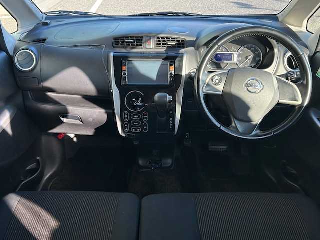 日産 デイズ ハイウェイスターG ターボ 島根県 2013(平25)年 7.4万km プレミアムパープルP ワンオーナー/ディーラーOPナビ（フルセグTV・DVD・CD・SD・BT・FM/AM・AUX・Ipod）/AAC/プッシュスタート/バックカメラ/アラウンドビュー/純正フロアマット