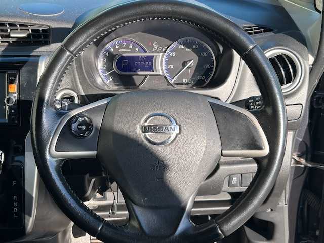 日産 デイズ ハイウェイスターG ターボ 島根県 2013(平25)年 7.4万km プレミアムパープルP ワンオーナー/ディーラーOPナビ（フルセグTV・DVD・CD・SD・BT・FM/AM・AUX・Ipod）/AAC/プッシュスタート/バックカメラ/アラウンドビュー/純正フロアマット