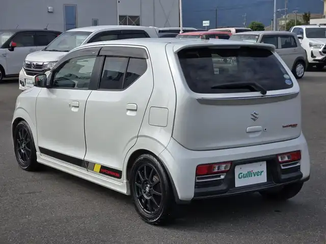 スズキ アルト ワークス 鹿児島県 2017(平29)年 4.2万km パールホワイト ＨＫＳ車高調（ＭＡＸ　ＩＶ　ＧＴ）　/前後ドライブレコーダー　/ＲＥＣＡＲＯシート　/純正ＳＤナビ（ＣＮ－ＲＸ０１ＷＤ）　/Ｂｌｕｅｔｏｏｔｈオーディオ　/フルセグテレビ　/パドルシフト　/ＭＴモード付きＡＴ/プッシュスタート/スマートキー/レーンキープアシスト/横滑り防止装置/純正アルミホイール(15インチ)