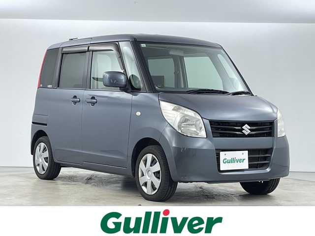 スズキ パレット X 愛知県 2008(平20)年 8.4万km アズールグレーパールメタリック 社外ポータブルナビ/オーディオプレイヤー（AM/FM/CD）/片側パワースライドドア/スマートキー/プッシュスタート/オートエアコン/電動格納ミラー/ドアバイザー/純正フロアマット/純正ホイールキャップ