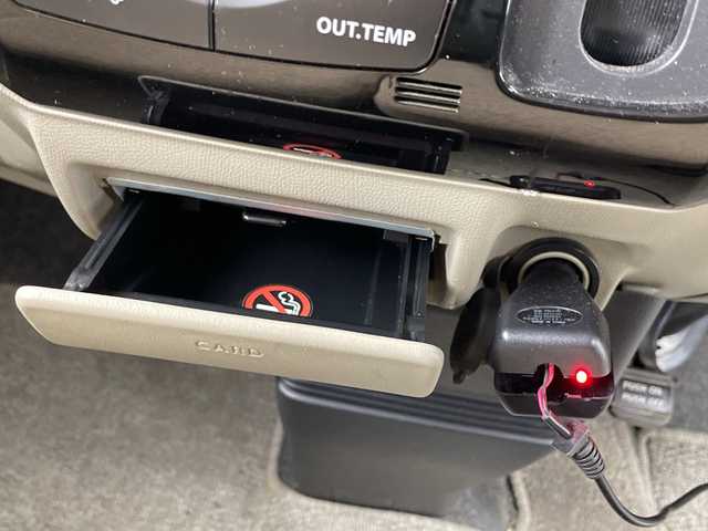 スズキ パレット X 愛知県 2008(平20)年 8.4万km アズールグレーパールメタリック 社外ポータブルナビ/オーディオプレイヤー（AM/FM/CD）/片側パワースライドドア/スマートキー/プッシュスタート/オートエアコン/電動格納ミラー/ドアバイザー/純正フロアマット/純正ホイールキャップ