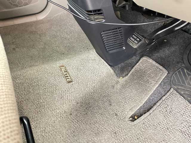 スズキ パレット X 愛知県 2008(平20)年 8.4万km アズールグレーパールメタリック 社外ポータブルナビ/オーディオプレイヤー（AM/FM/CD）/片側パワースライドドア/スマートキー/プッシュスタート/オートエアコン/電動格納ミラー/ドアバイザー/純正フロアマット/純正ホイールキャップ