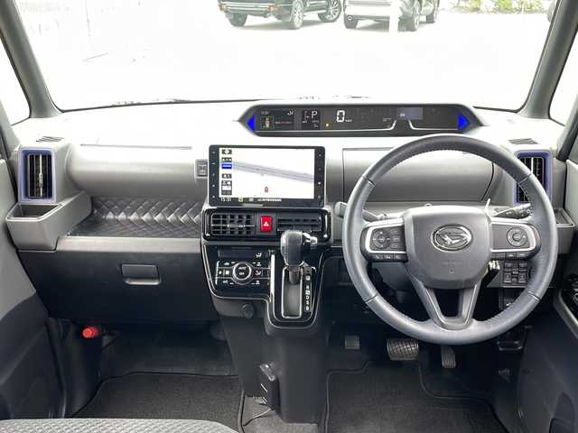 ダイハツ タント カスタム RS 山口県 2019(令1)年 7.3万km パールブラック 純正SDナビ/Bluetoothオーディオ/フルセグテレビ/DVD再生機能/スマートアシスト/追従型クルーズコントロール/アラウンドビューモニター/両側パワースライドドア/社外アルミホイール/サンシェード/ドライブレコーダー/ETC/スペアキー/スマートキー/プッシュスタート/ドアバイザー/LEDヘッドライト