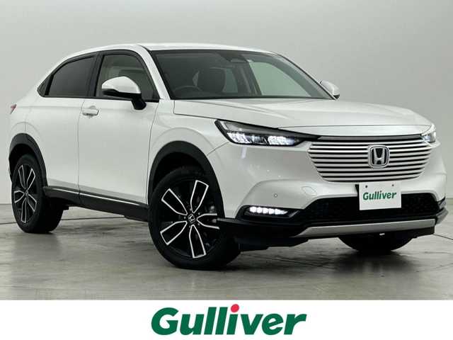 ホンダ ヴェゼル ハイブリッド e:HEV Z 福岡県 2023(令5)年 5.5万km プラチナホワイトパール 社外ナビ（ＢＴ）　/バックカメラ　/ＥＴＣ　/ＡＣＣ　/コーナーセンサー　/衝突軽減ブレーキ　/レーンキープ　/アクセル踏み間違い防止　/ＢＳＭ　/パドルシフト　/パワーリアゲート　/ハーフレザー　/シートヒーター　/ＬＥＤ