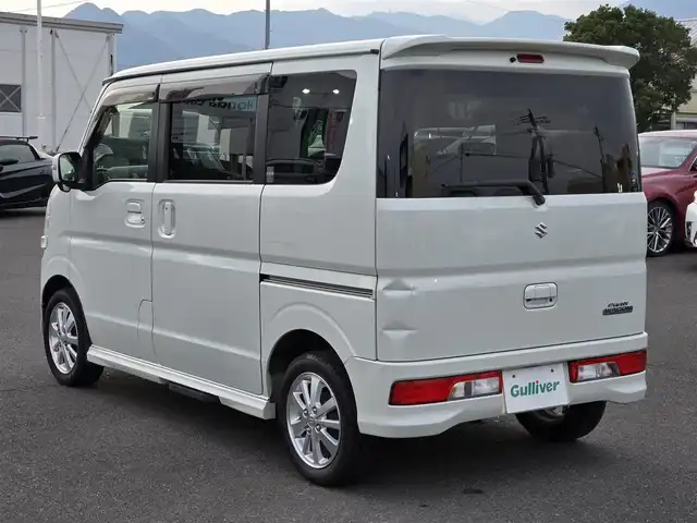 スズキ エブリィ ワゴン PZターボ スペシャル 鹿児島県 2015(平27)年 5.8万km パールホワイト 両側パワースライドドア　/電動オートステップ（Ｎ席側）　/ターボ車　/ＥＴＣ　/純正ＨＤＤナビ（ＣＮ－Ｅ２０２Ｚ）　/バックカメラ　/純正アルミホイール（１４インチ）　/横滑り防止装置　/衝突被害軽減システム/プッシュスタート/スマートキー