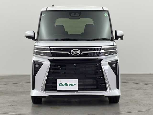 ダイハツ タント カスタム RS 群馬県 2024(令6)年 0.2万km シャイニングホワイトパール 純正９型ディスプレイオーディオ　全周囲カメラ　衝突被害軽減ブレーキ　両側電動スライドドア　ウェルカムオープン機能　ハーフレザーシート　シートヒーター　純正ラバーマット　アイドリングストップ　禁煙車