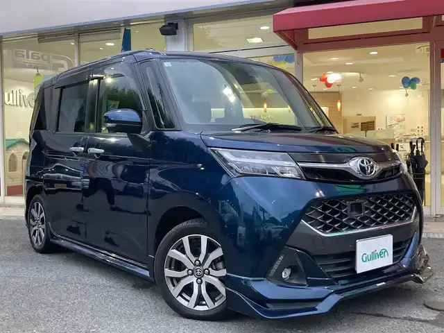 トヨタ タンク カスタムG－T 長崎県 2018(平30)年 5.6万km レーザーブルークリスタルシャイン TRDエアロ/衝突被害軽減ブレーキ/両側パワースライドドア/ディーラーOP・SDナビ【NSZT-Y66T】/(Bluetooth接続・フルセグTV・DVD再生)/バックカメラ/ビルトインETC/クルーズコントロール/シートヒーター/LEDオートヘッドライト/フォグライト/アイドリングストップ/横すべり防止装置/ISOFIX