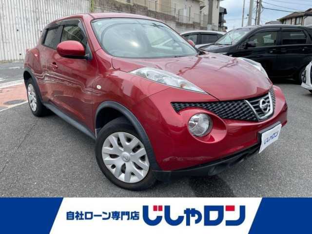日産 ジューク 15RX タイプV 福岡県 2014(平26)年 10.1万km ラディアントレッド (株)IDOMが運営する【じしゃロン八幡西店】の自社ローン専用車両になります。こちらは現金またはオートローンご利用時の価格です。自社ローンご希望の方は別途その旨お申付け下さい/SDナビ/【Bluetooth・CD・DVD・TV】/ETC/純正フロアマット/純正アルミホイール/アイドリングストップ/バックカメラ/オートライト/フロントフォグランプ
