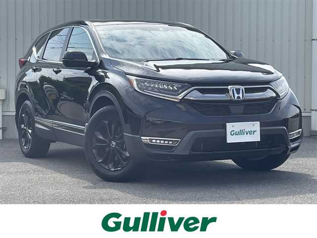 ホンダ ＣＲ－Ｖ ハイブリッド e:HEV EX ブラックED 山形県 2021(令3)年 2.6万km クリスタルブラックパール 4WD/サンルーフ/ワンオーナー/衝突被害軽減システム/純正SDナビ/　　【CD DVD BT フルセグ USB AUX】/バックカメラ/電動リアゲート/レーダークルーズコントロール/LEDオートヘッドライト/レザーシート/パワーシート/シートヒーター/ドライブレコーダー/アイドリングストップ/コーナーセンサー/ステアリングスイッチ/ステアリングヒーター/電動格納ウィンカーミラー/BSM/フォグランプ/スマートキー×2/ETC2.0