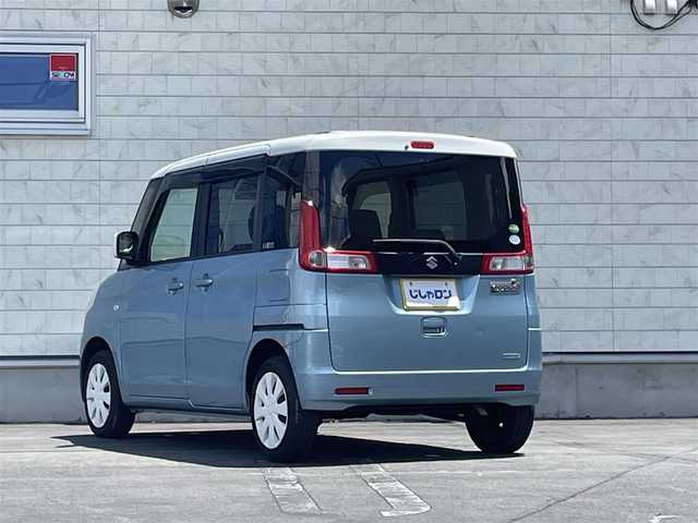 スズキ スペーシア X 長野県 2015(平27)年 7.7万km フィズブルーパールメタリック/ホワイト (株)IDOMが運営する【じしゃロン長野店】の自社ローン専用車両になります。こちらは現金またはオートローンご利用時の価格です。自社ローンご希望の方は別途その旨お申付け下さい/社外ナビ/Bluetooth/フルセグテレビ/片側パワースライド/衝突軽減システム