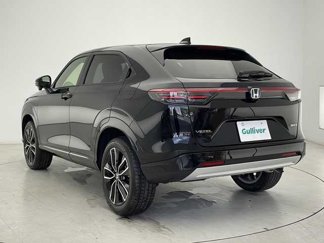 ホンダ ヴェゼル ハイブリッド e:HEV Z 千葉県 2025(令7)年 0.1千km クリスタルブラックパール ホンダセンシング/レーダークルーズコントロール/衝突軽減防止装置/踏み間違え防止装置/ブラインドスポットモニター/レーンキープアシスト/純正ナビ/フルセグ/Bluetooth/AppleCarPlay/GoogleAuto/USB入力/ステアリングスイッチ/ステアリングヒーター/ETC2.0/オートブレーキホールド/パワーバックドア/置くだけ充電/コーナーセンサー（前後）