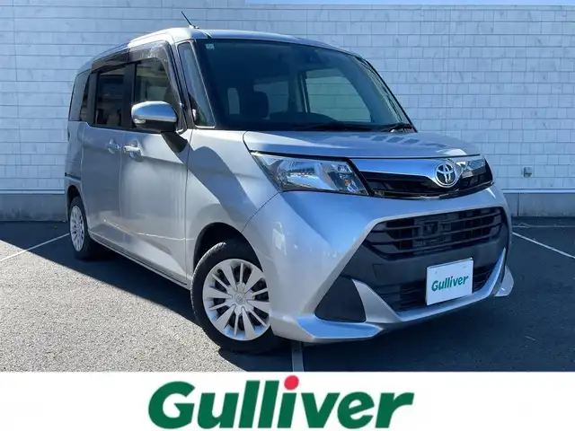 トヨタ タンク G S 静岡県 2017(平29)年 10.7万km ブライトシルバーM ワンオーナー/純正ナビ/　（Bluetooth/CD/AM/FM）/ワンセグTV/バックカメラ/クルーズコントロール/衝突被害軽減システム/両側パワースライドドア/ビルトインETC/プッシュスタート/スマートキー/純正フロアマット/保証書/取扱説明書