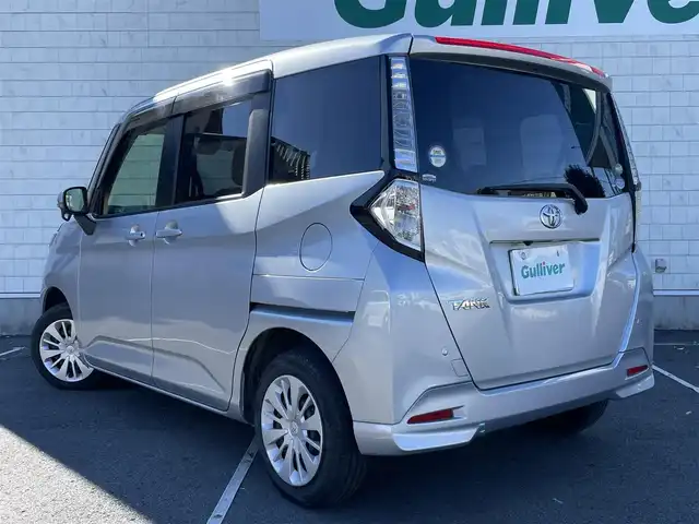 トヨタ タンク G S 静岡県 2017(平29)年 10.7万km ブライトシルバーM ワンオーナー/純正ナビ/　（Bluetooth/CD/AM/FM）/ワンセグTV/バックカメラ/クルーズコントロール/衝突被害軽減システム/両側パワースライドドア/ビルトインETC/プッシュスタート/スマートキー/純正フロアマット/保証書/取扱説明書